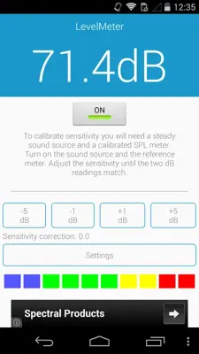 Level Meter android App screenshot 2